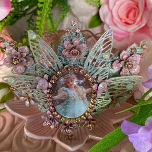 Hair clip &quot;Fairy Dance&quot; Fairycore*Fairy Hair Jewellery*Enchanted Hair Accessories*Whimsical Hairclip*Magical Hair Jewelry*Fairy Tales*