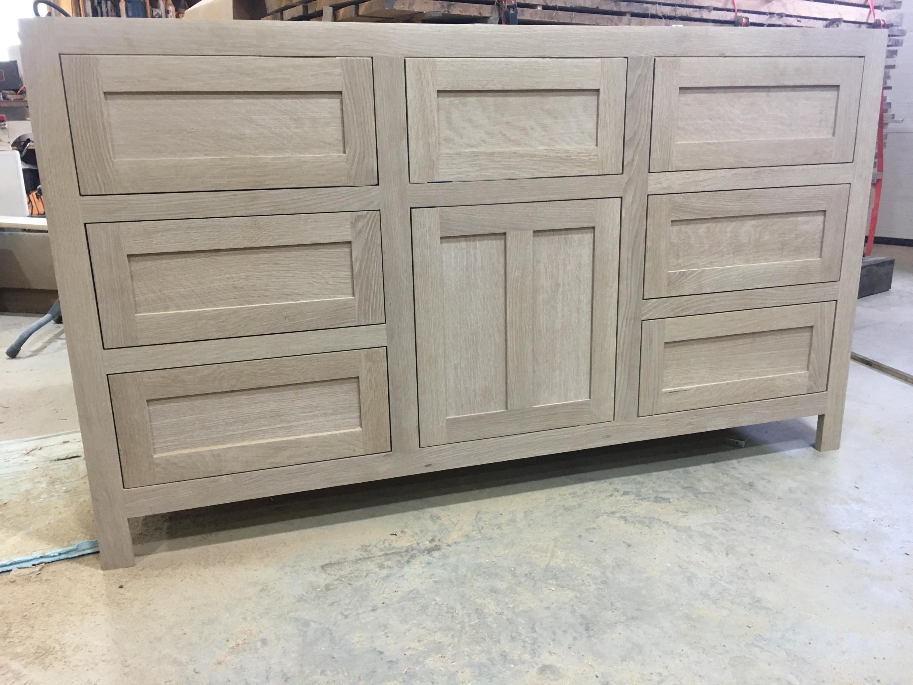 Custom White Oak Vanity (Made to order)