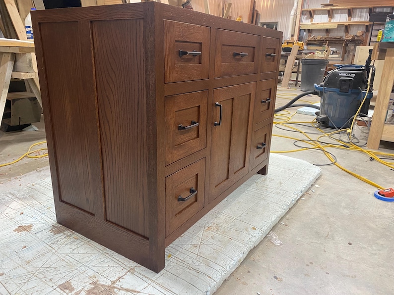Custom Bathroom Vanity (built to Your Specifications) - Etsy