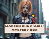 Punk Girl Style Mystery Box NaNa Modern Hardcore Punk Thrift Bundle