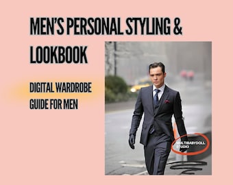 Men's Personal Styling Lookbook | Digital Wardrobe Guide (PDF)