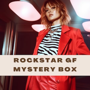 Rockstar GF Styling Alt Rock Chic Mystery Box NaNa Style Thrift Bundle