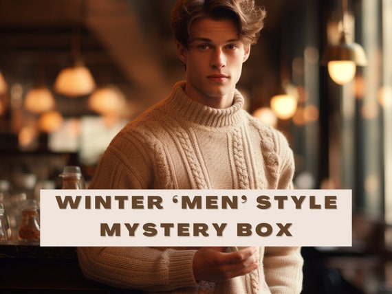 Buy Winter Season men Cozy Mystery Box Knitwear Style Clothing