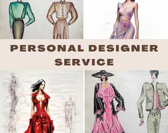 Personal Designer Service | Custom Design Sketches for Your Unique Style