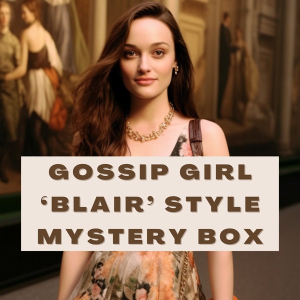 Blair Waldorf Mystery Box Gossip Girl Styling Thrift Bundle