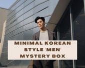 Minimal Korean Men Style Mystery Box K-Pop Styling Thrift Bundle