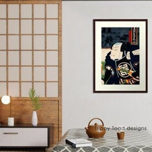 JAPANESE PAINTINGS -Set 1 Custom Fine Art Posters Traditional Vintage Ancient Japan Vertical artwork Framing Decor Interior decoration