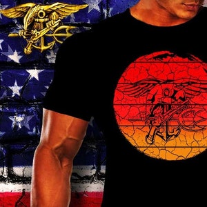 Robben Team TShirt Froschmann Militär TShirt Spezialoperator TShirt Navy Seals TShirt Special Forces Trident Devgru socom T Shirt -1