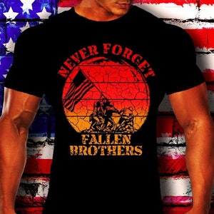 Military TShirt Fallen Brothers Seal Team TShirt Bravo 6 Special Operator TShirt Navy Seals TShirt Special Forces Trident Veteran T Shirt-3