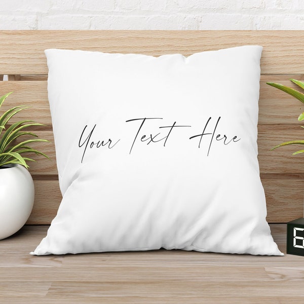 Text Pillow Etsy