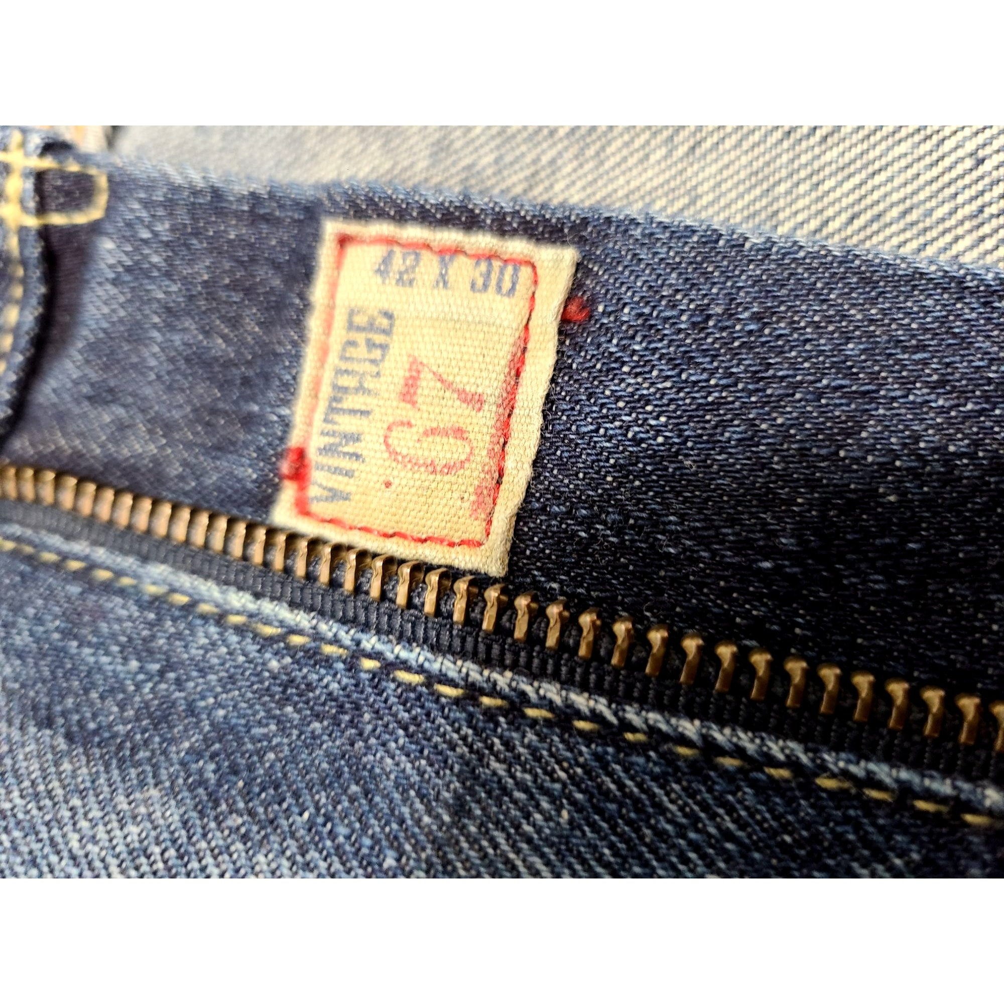 Polo Ralph Lauren Vintage 67 Straight Jeans Mens Size 42x30 Blue