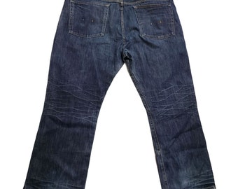 Polo Ralph Lauren Vintage 67 Straight Jeans Herren Größe 42x30 Blue Meas. 42x30