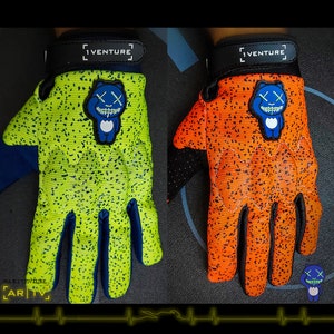 1 Venture Steet-Scouts - Fluorescent motorcycle + Cycling Gloves