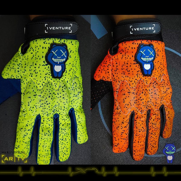 1 Venture Steet-Scouts - Moto fluorescente + Gants de cyclisme