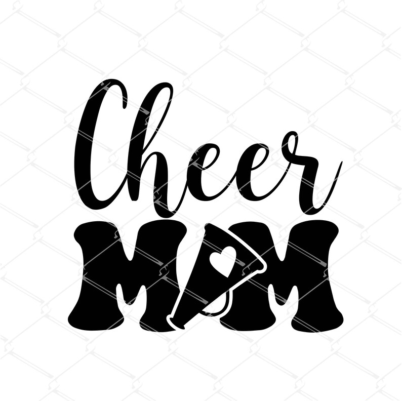 Cheer Mom Svg Cheer Life Svg Cheerleader Svg Files Etsy