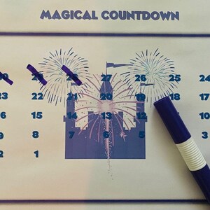 Magical Countdown Calendar - Purple