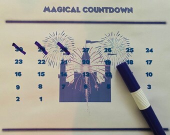 Magical Countdown Calendar - Purple