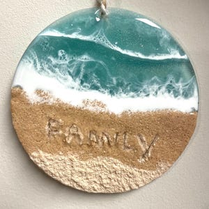 Christmas Ornament | Ocean Ornament | Beach Christmas Ornament | Christmas Gifts | Coastal Ornament | Beach Ornament | Family Christmas