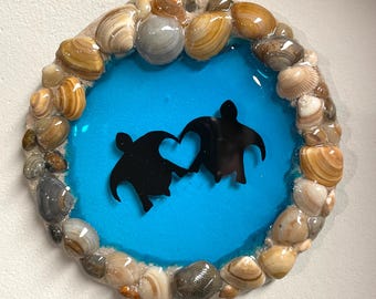 Christmas Ornament | Turtle Christmas Ornament | Beach Ornament | Turtle Ornament | Seashell Ornament | Sea Turtle Ornament | One of a Kind