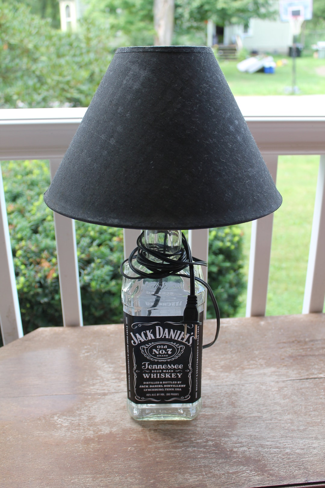 DIY Jack Daniels Liquor Bottle Lamp Etsy