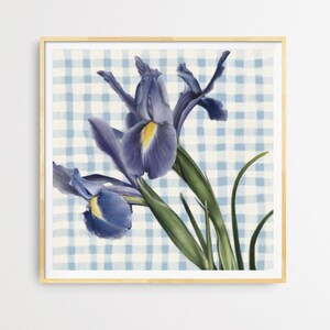 Giclee Art Prints - Floral Art Prints - Beautiful Botanical Art Prints - Irises Art Prints