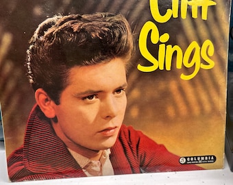 Cliff Richard : Cliff Sings seltene 1959 UK erste Ausgabe 16-Track Mono Vinyl LP auf der grünen & goldenen Columbia mit den Schatten.