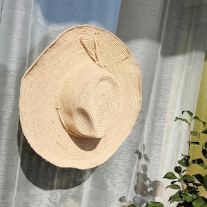 Chapéu de palha masculino, chapéu de palha, chapéu de palha vintage, chapéu decorativo, chapéu feminino, chapéu de verão, chapéu de cowboy imagem 9
