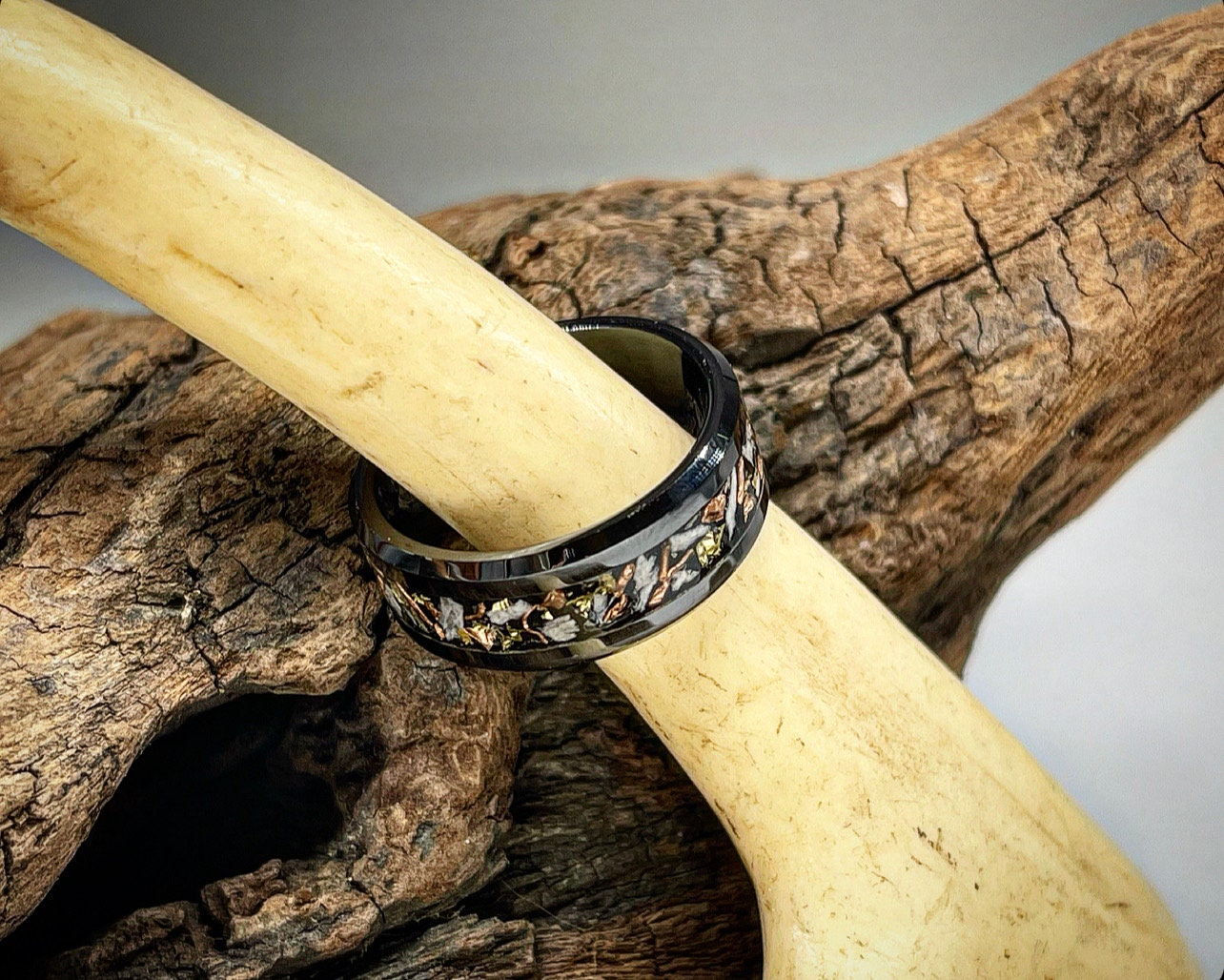 Hunting Rings The Hunter Ring, Unique Mens Engagement Ring, Hunting Gift, Deer Antler ...