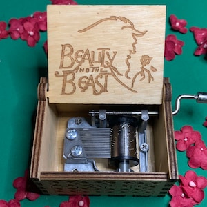 Beauty and the Beast Music Box | Gift for Disney lovers