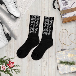 Violin Music Socks | Music Lover Socks | Orchestra Gift | Xmas Gift