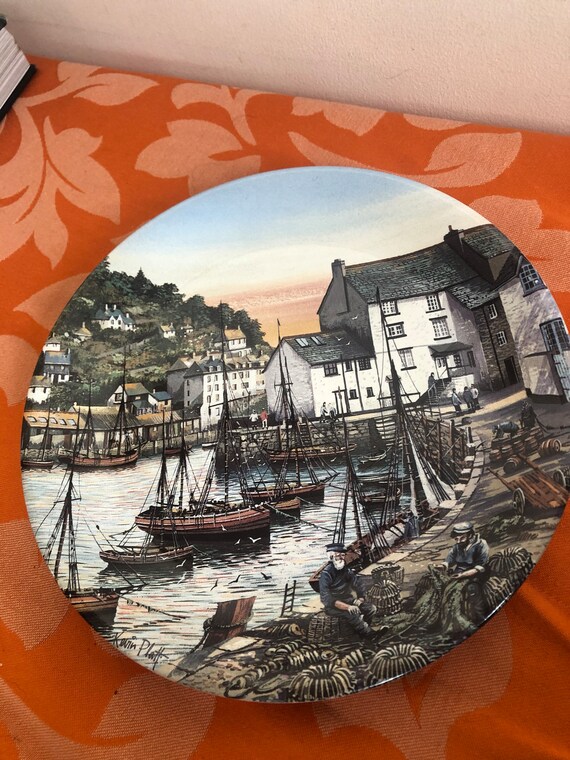 Limited Edition Poole Pottery Collectors Plate polperro Etsy