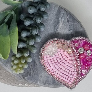 diy brooch PDF heart easy