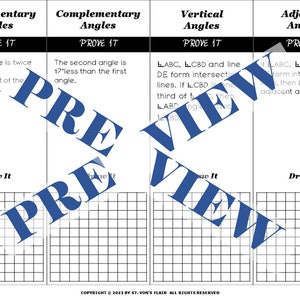 Angle Relationships Task Worksheets |geometry Worksheet |measure Angles ...