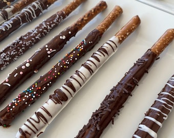 Palitos de pretzel con chocolate con leche, surtido (6 unidades)