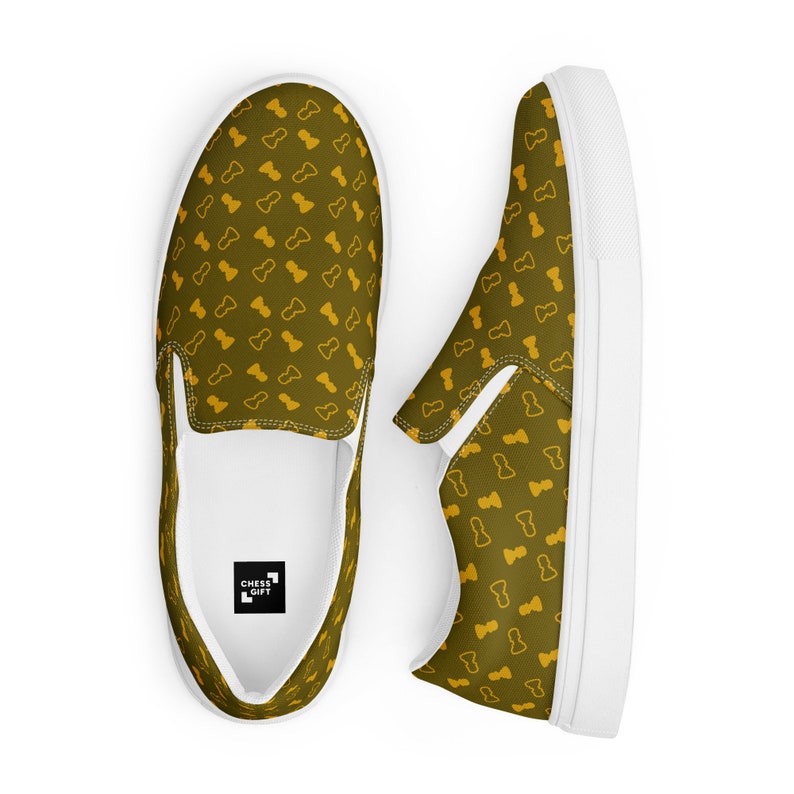 Chess men’s slip-on canvas shoes