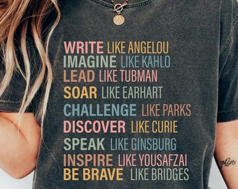 Girl Power Shirt Empowered Women Shirt Women's History Month Shirt Feminist Shirt Equal Rights Shirt
