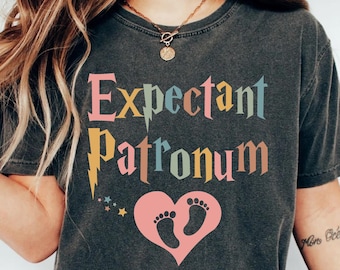 Pregnancy Announcement Shirt Mom To Be Shirt Expectant Patronum Reveal New Baby Announcement Pregnant Shirt Maternity Shirt