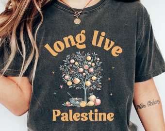 Long Live Palestine Shirt Free Gaza Shirt Support Palestine Shirt Human Rights Gift Stand With Palestine Shirt