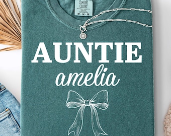 Chemise tante personnalisée : cadeau personnalisé prénom tante
