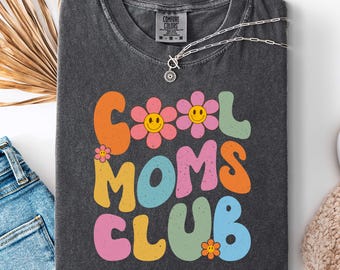 Cool Moms Club Shirt Mom Life Shirt Mama Birthday Giff Best Mom Shirt Expecting Mother Shirt New Mom Gift