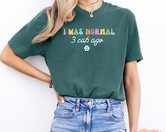 Sarcastic Cat Lady Shirt: Funny 3 Cat Owner Gift