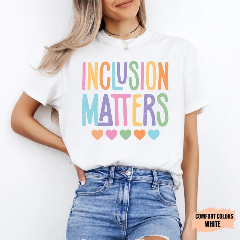 Inclusion Matters Shirt Special Education Shirt Neurodiversity Shirt Autism Awareness Shirt Autism Mom Shirt image 8