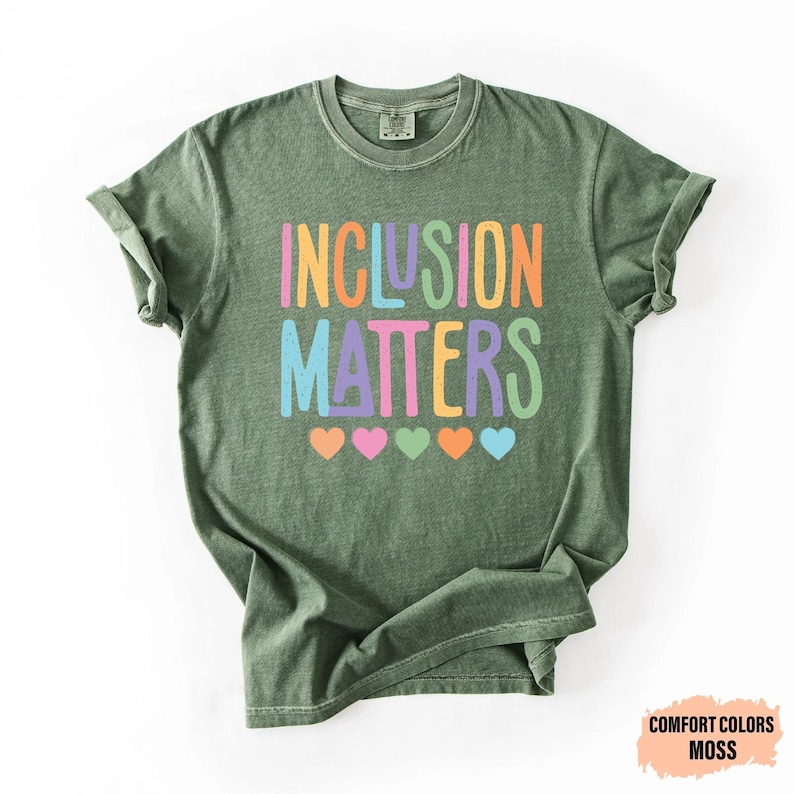 Inclusion Matters Shirt Special Education Shirt Neurodiversity Shirt Autism Awareness Shirt Autism Mom Shirt image 2