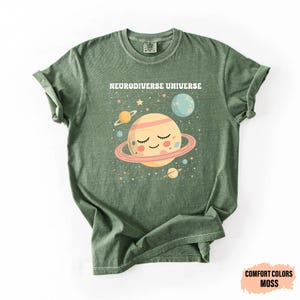 Neurodiverse Universe Shirt, Space Autism Awareness Tee