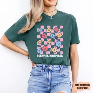Behavior Whisperer Shirt Floral ABA Therapy Shirt Behavior Analyst Shirt Gift for Behavior Technician