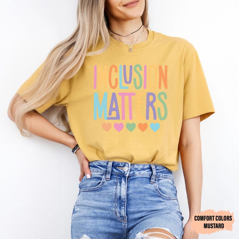 Inclusion Matters Shirt Special Education Shirt Neurodiversity Shirt Autism Awareness Shirt Autism Mom Shirt image 9