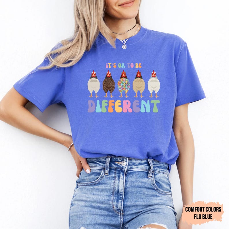 Autism Support Shirt It's Ok To Be Different Shirt Autism Mom Shirt Autism Awareness Shirt image 3