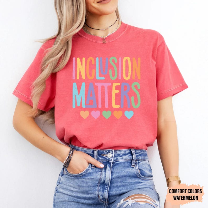 Inclusion Matters Shirt Special Education Shirt Neurodiversity Shirt Autism Awareness Shirt Autism Mom Shirt image 10
