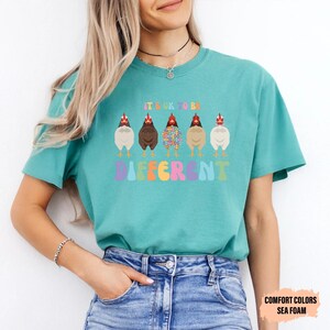 Autism Support Shirt It's Ok To Be Different Shirt Autism Mom Shirt Autism Awareness Shirt image 10