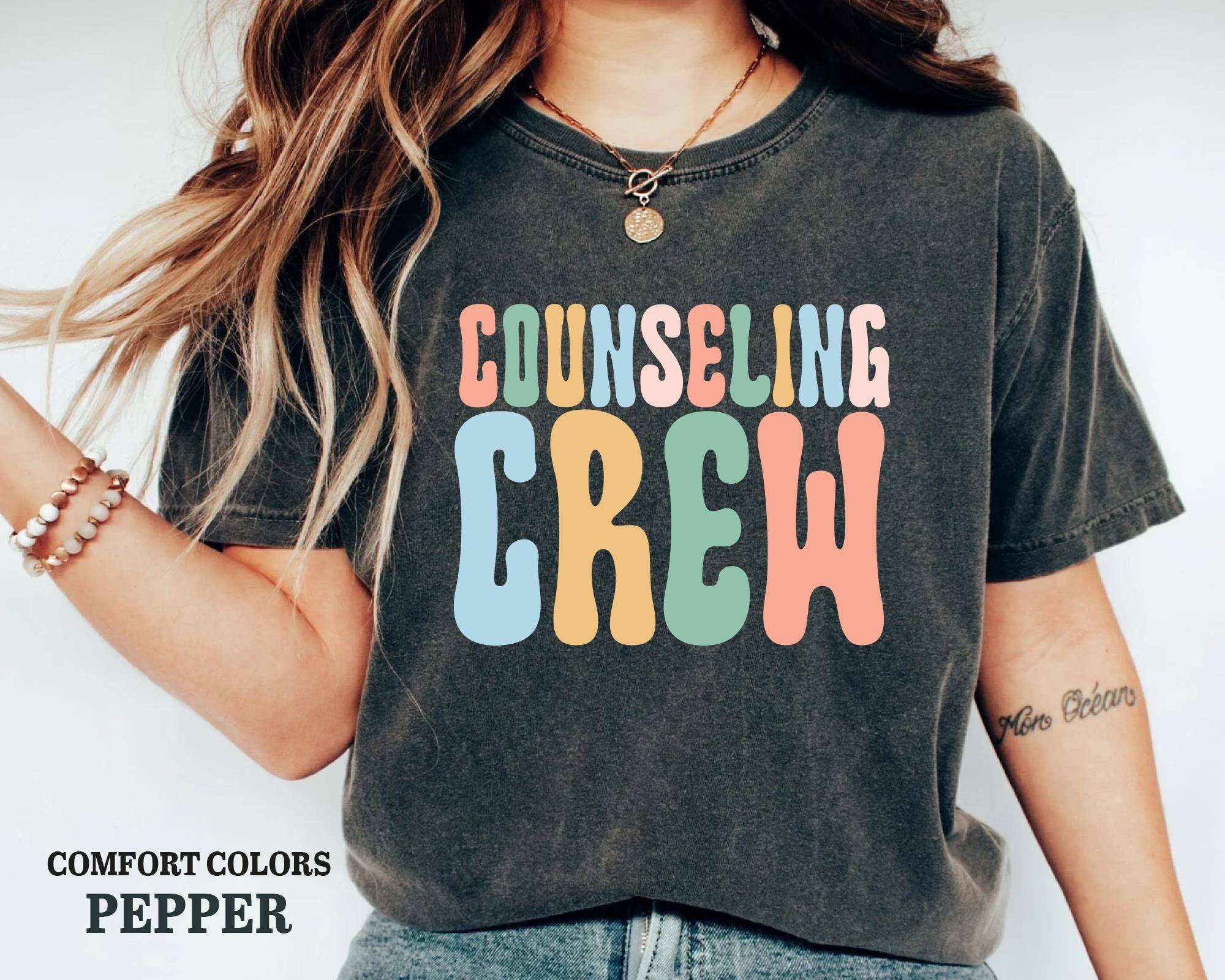 Counseling Crew Shirt, Back To School Therapist Shirt, chool Counselor Gift, Guidance Counselor, Therapist Shirt,School Psychologist Shirt